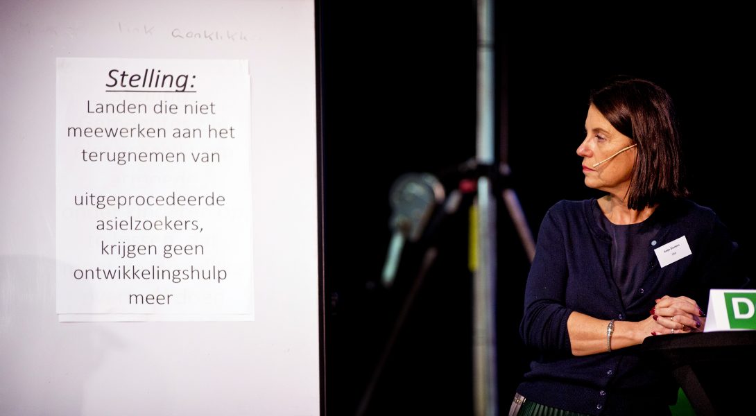 DEN HAAG - UNICEF Debatten op het Zandvliet College - FOTO GUUS SCHOONEWILLE