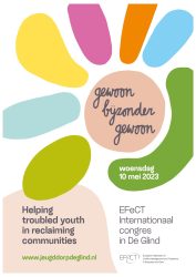 EfeCT congres: creëren van een helende omgeving voor kinderen. Vindt plaats in Glind.